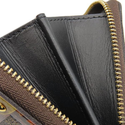 Louis Vuitton Coin Case Trunk Time Zippy Coin Purse Damier Canvas Damier X Red