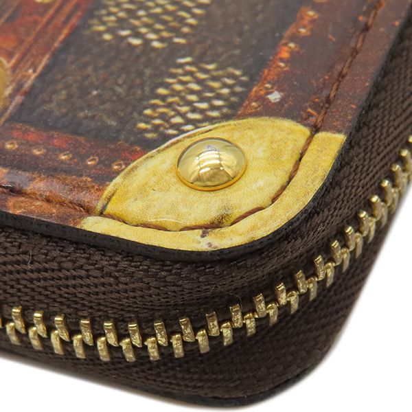 Louis Vuitton Coin Case Trunk Time Zippy Coin Purse Damier Canvas Damier X Red