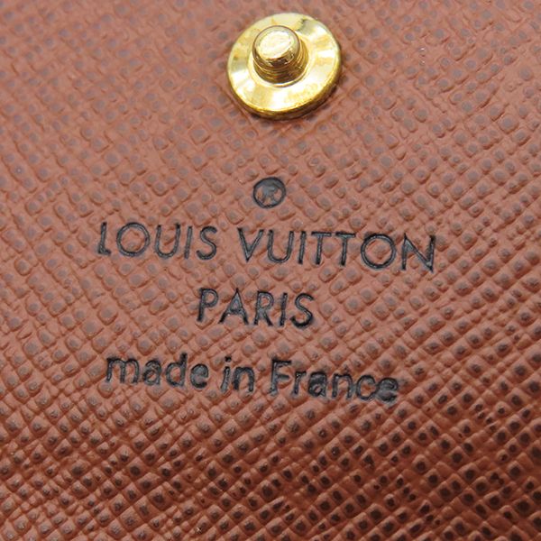 Louis Vuitton Key Case Multicles 4 Monogram Canvas Monogram Gold Hardware Brown