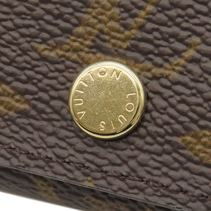 Louis Vuitton Key Case Multicles 4 Monogram Canvas Monogram Gold Hardware Brown