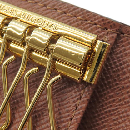 Louis Vuitton Key Case Multicles 4 Monogram Canvas Monogram Gold Hardware Brown