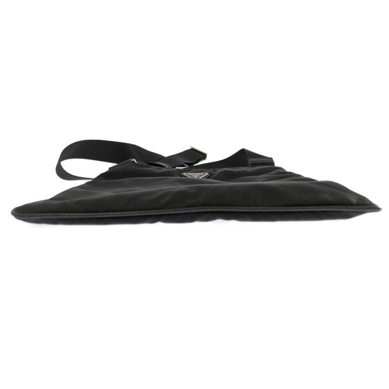 Prada Silver Hardware Crossbody Shoulder Bag / Black / Next Day Delivery