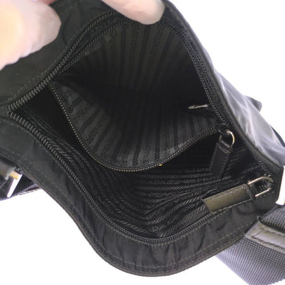 Prada Silver Hardware Crossbody Shoulder Bag / Black / Next Day Delivery
