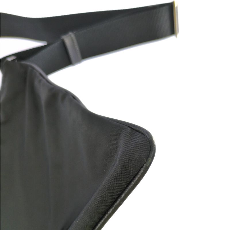 Prada Silver Hardware Crossbody Shoulder Bag / Black / Next Day Delivery