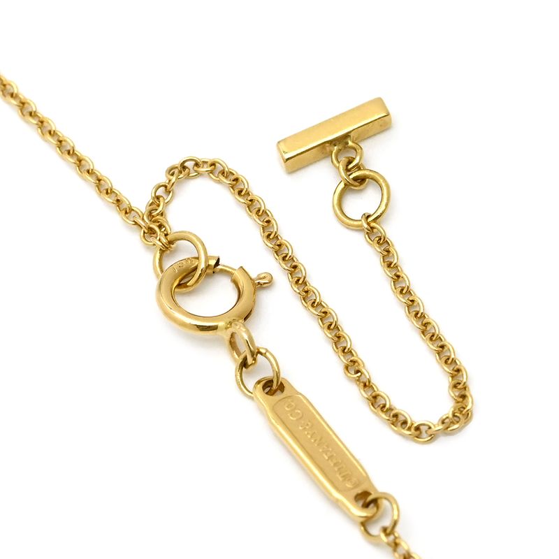 Tiffany & Co Tiffany & Co Necklace T Smile Mini Pendant 18k Yellow Gold Yellow