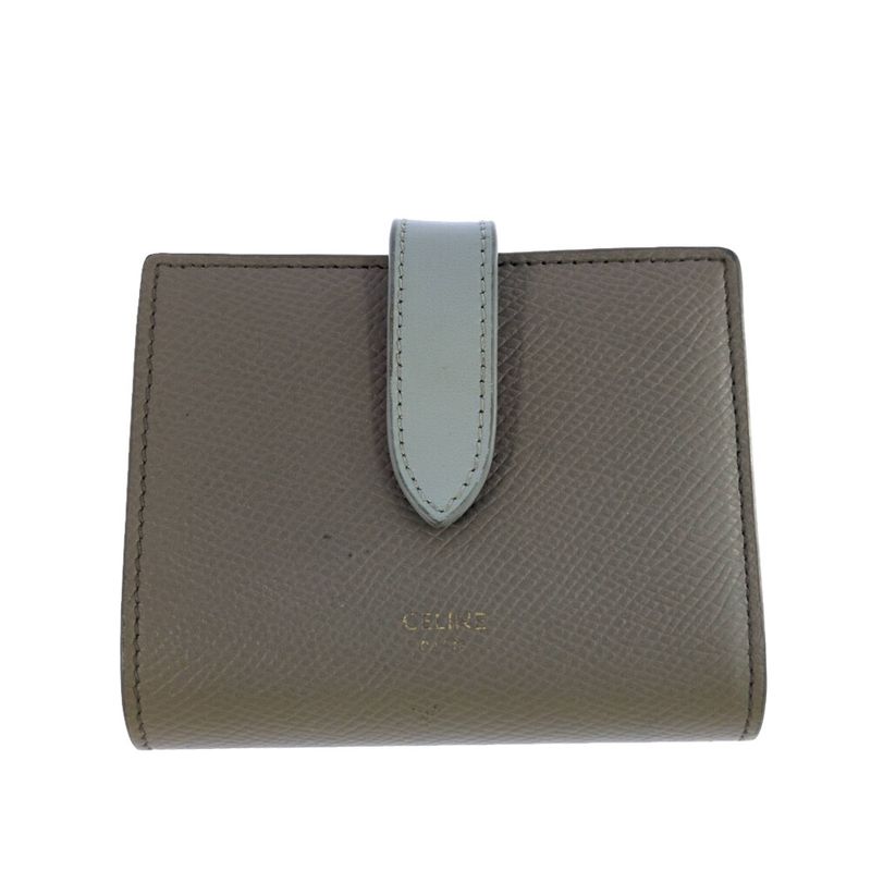 Celine Small Strap Wallet Bifold Wallet / Grey / Next Day Delivery Available