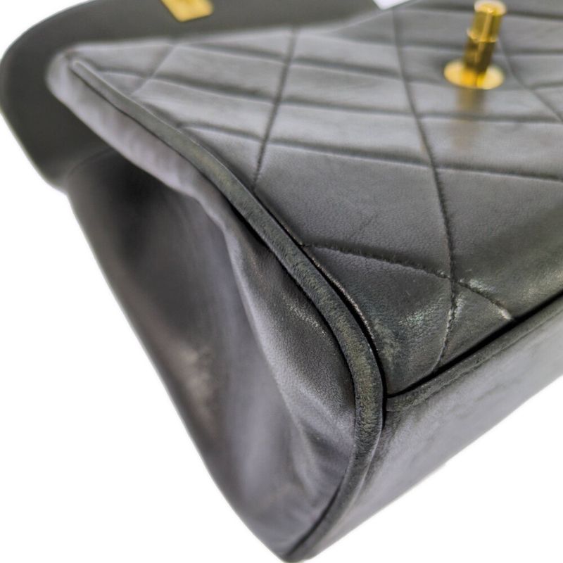 Chanel Matelasse - W Chain Handbag / Black / Next Day Delivery Available []B