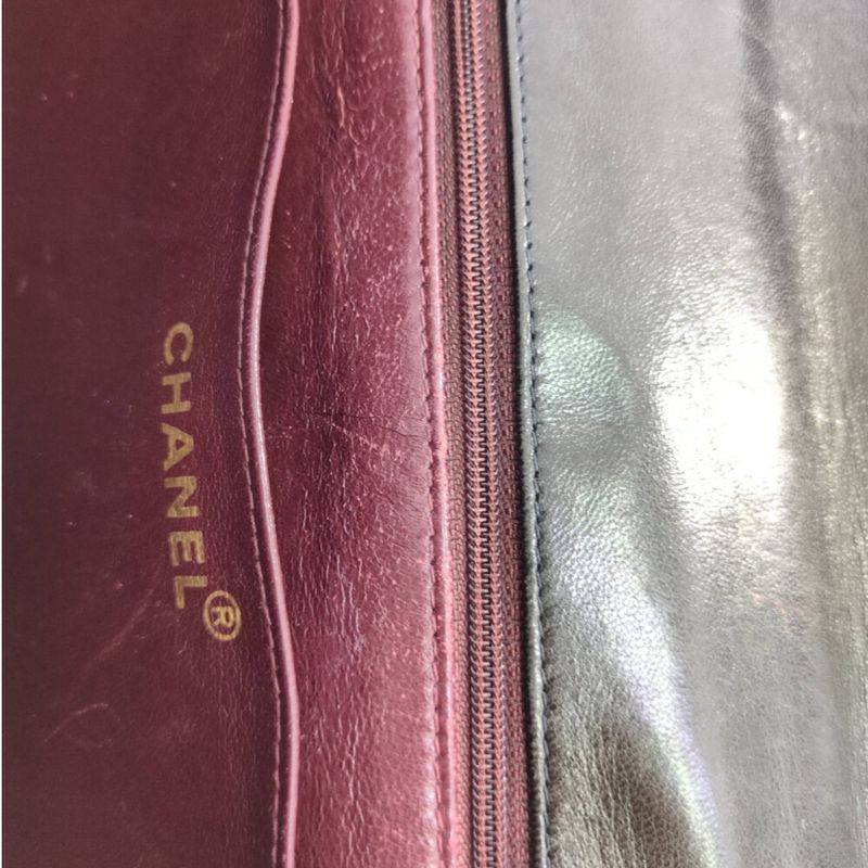 Chanel Matelasse - W Chain Handbag / Black / Next Day Delivery Available []B