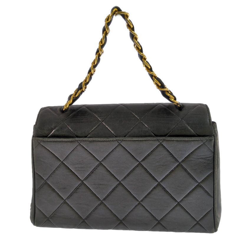Chanel Matelasse - W Chain Handbag / Black / Next Day Delivery Available []B