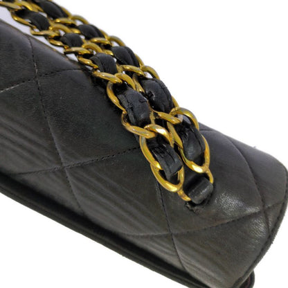 Chanel Matelasse - W Chain Handbag / Black / Next Day Delivery Available []B