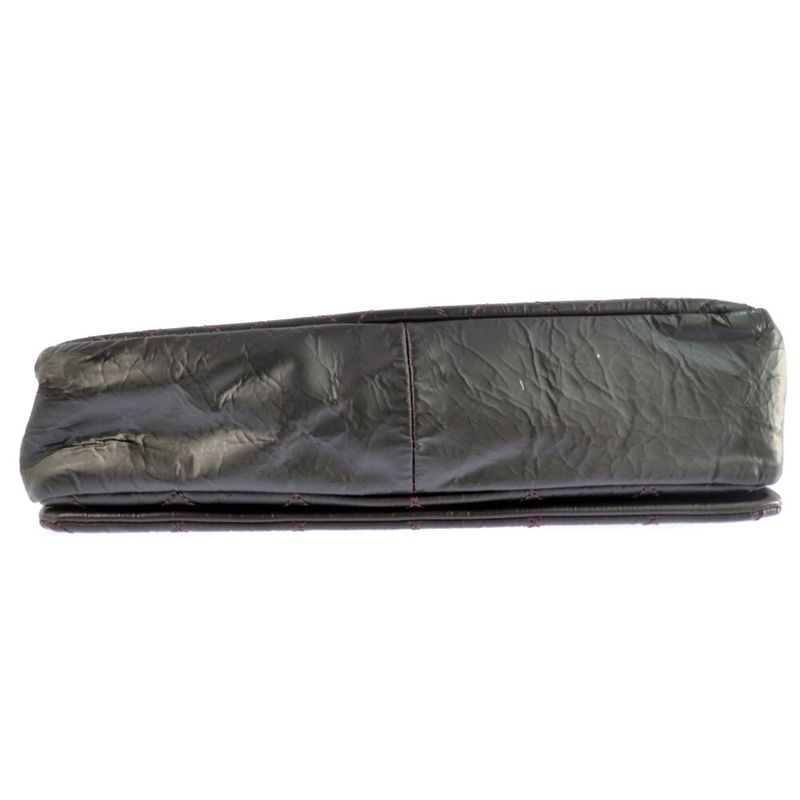 Chanel Coco Mark Wrinkled W Chain Handbag / Bordeaux / Next Day Delivery