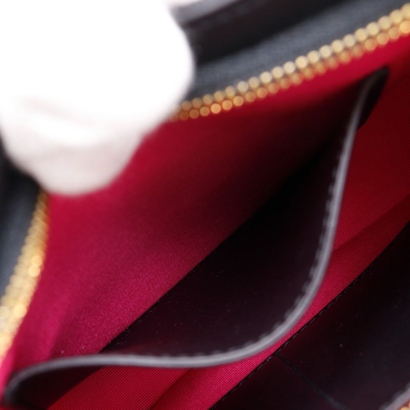 Bvlgari Bulgari Serpenti Ellipse Half Moon 291953 Leather Black Ladies Shoulder