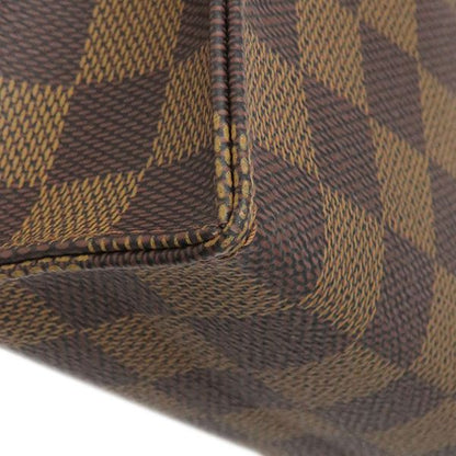 Louis Vuitton Cosmetic Pouch Poche Toilette 19 Damier Canvas Damier Ebene Gold