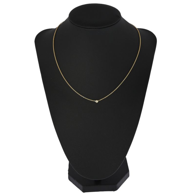 Christian DIOR Mimioui 1P Diamond Necklace And Pendant /18K Yellow Gold/750-2.7g