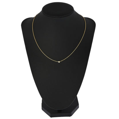 Christian DIOR Mimioui 1P Diamond Necklace And Pendant /18K Yellow Gold/750-2.7g