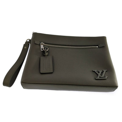 Louis Vuitton LV Aerogram Takeoff Pouch Clutch Bag / M81735 / Olive / Next Day
