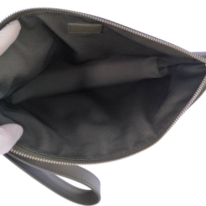 Louis Vuitton LV Aerogram Takeoff Pouch Clutch Bag / M81735 / Olive / Next Day