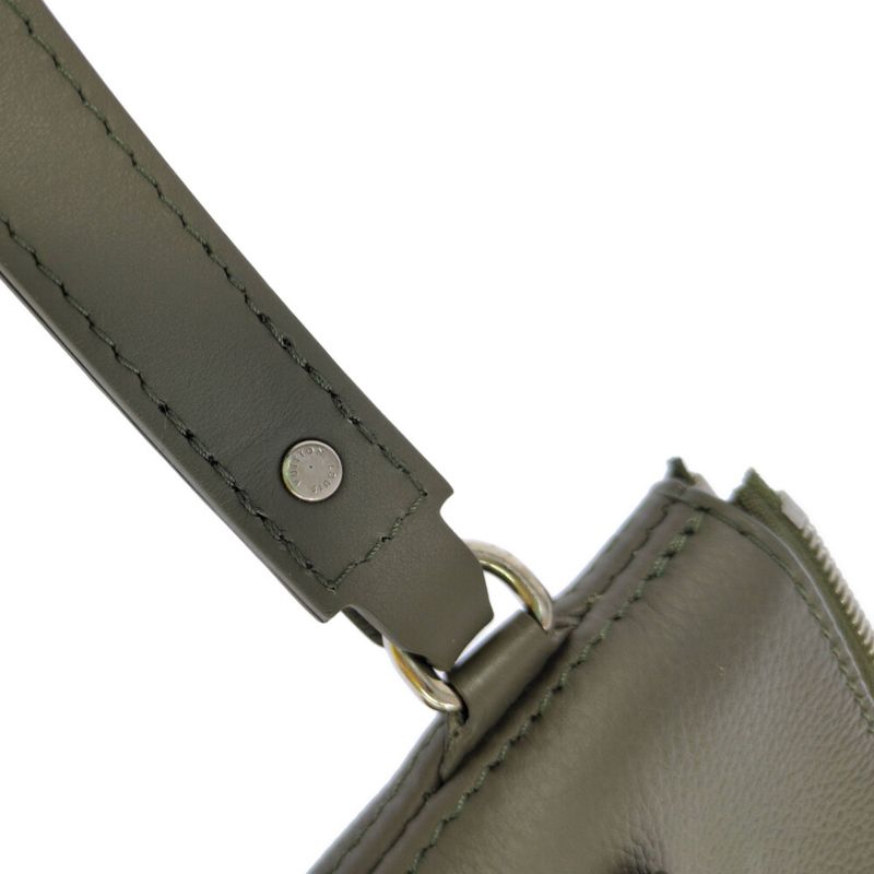 Louis Vuitton LV Aerogram Takeoff Pouch Clutch Bag / M81735 / Olive / Next Day