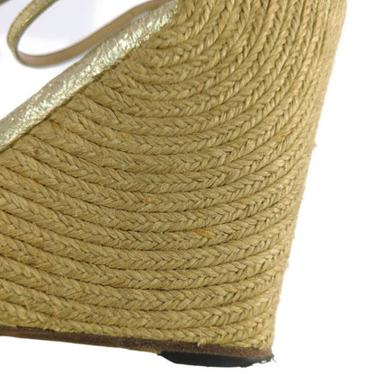 Gucci Horsebit Wedge Sole Sandal Shoes / 414965 / 36 / Gold / Next Day Delivery