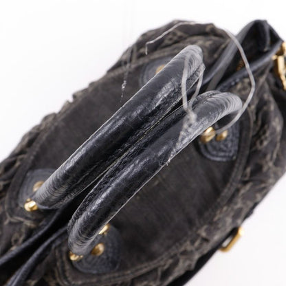 Louis Vuitton Neocavi MM 2WAY Shoulder M95351 Monogram Denim Black Ladies