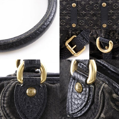 Louis Vuitton Neocavi MM 2WAY Shoulder M95351 Monogram Denim Black Ladies