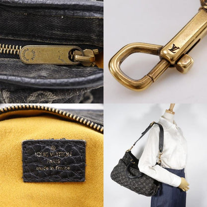 Louis Vuitton Neocavi MM 2WAY Shoulder M95351 Monogram Denim Black Ladies