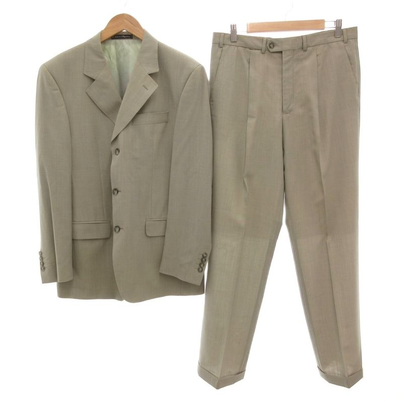 Christian DIOR Giovanni Tonella Vintage Single Suit Setup Jacket Pants T50