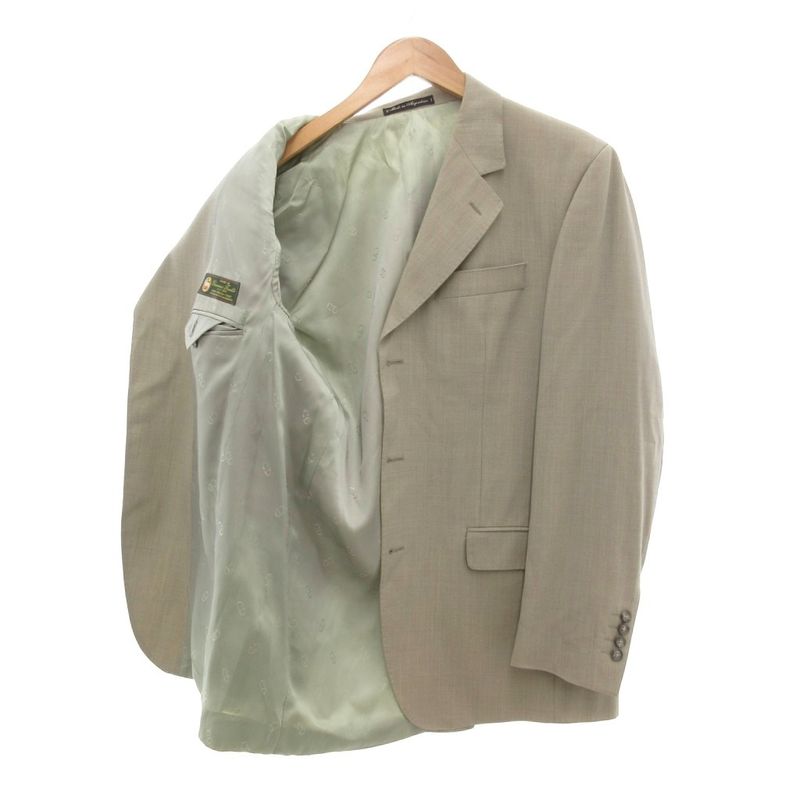 Christian DIOR Giovanni Tonella Vintage Single Suit Setup Jacket Pants T50