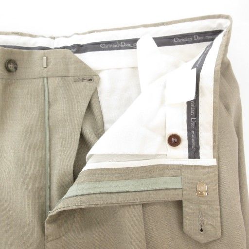 Christian DIOR Giovanni Tonella Vintage Single Suit Setup Jacket Pants T50