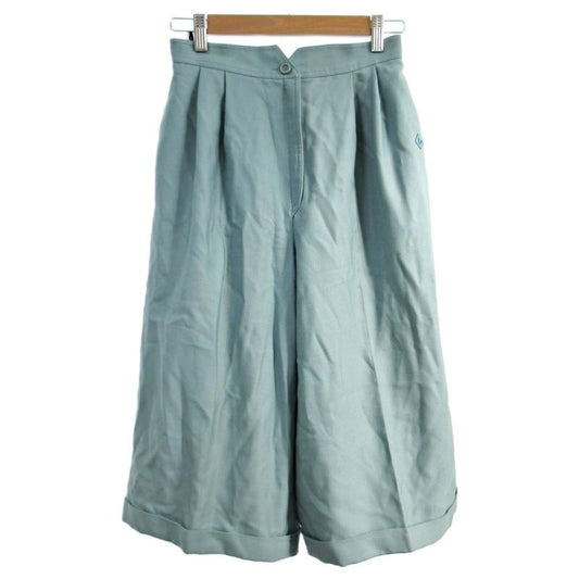 Christian DIOR Sport Vintage Pants Ankle Length Wool L Green Mint 1113