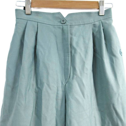 Christian DIOR Sport Vintage Pants Ankle Length Wool L Green Mint 1113