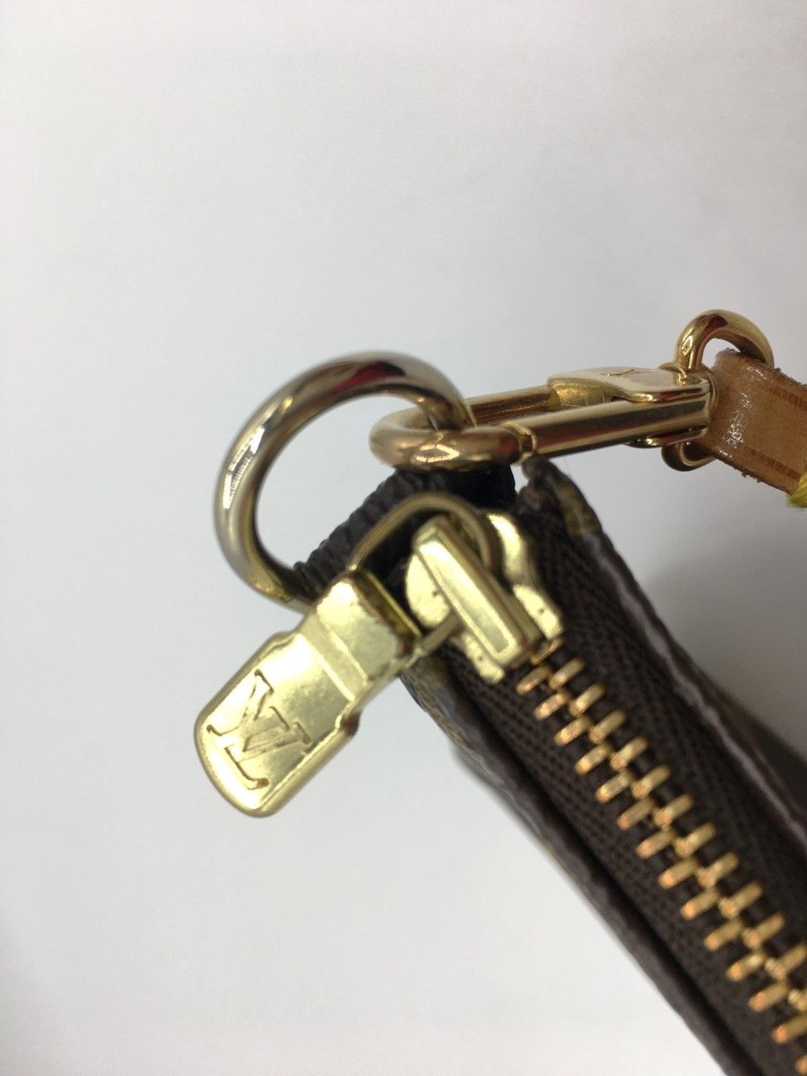 Louis Vuitton Monogram Pochette Accessory Pouch M51980 Brown