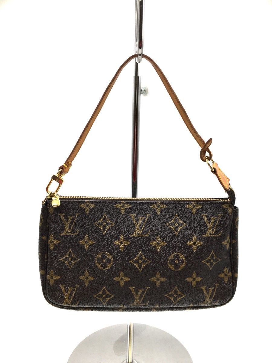 Louis Vuitton Monogram Pochette Accessory Pouch M51980 Brown