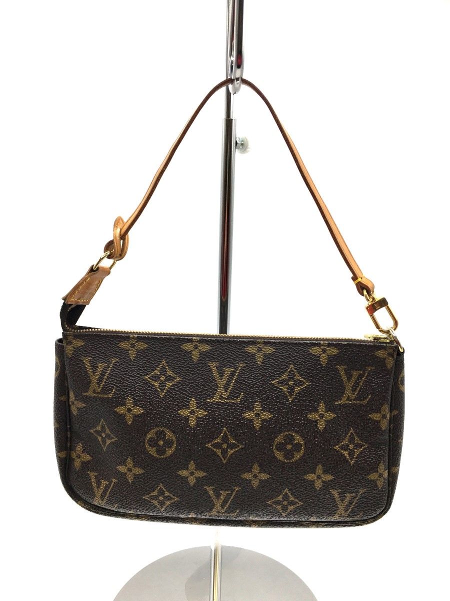 Louis Vuitton Monogram Pochette Accessory Pouch M51980 Brown