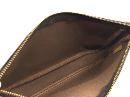 Louis Vuitton Monogram Pochette Accessory Pouch M51980 Brown