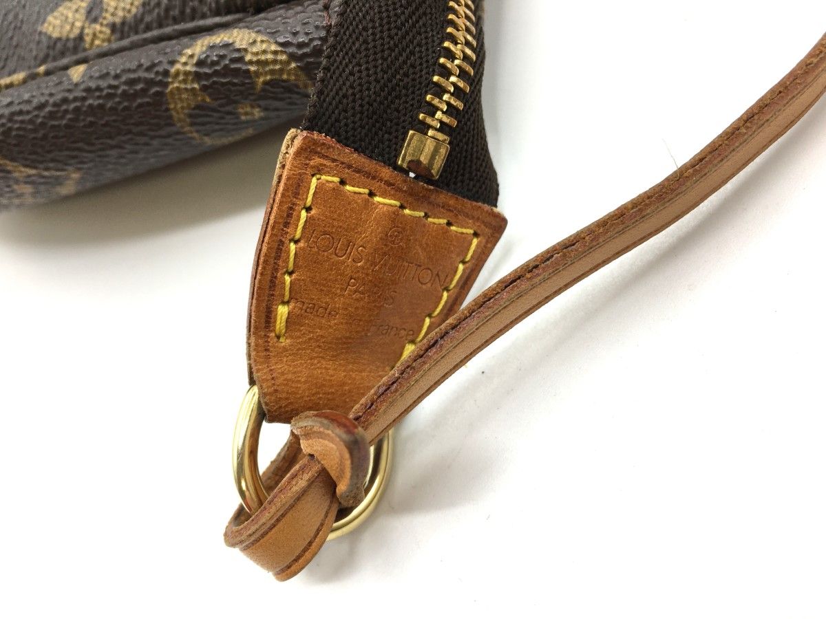 Louis Vuitton Monogram Pochette Accessory Pouch M51980 Brown