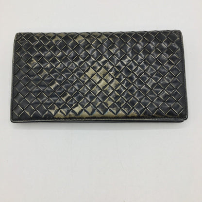 Bottega Veneta Intrecciato Enamel Long Wallet B024971200 Corner Scuff