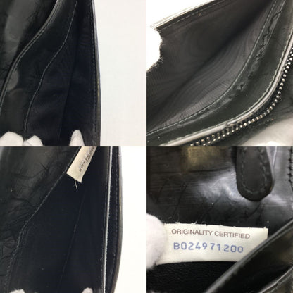 Bottega Veneta Intrecciato Enamel Long Wallet B024971200 Corner Scuff