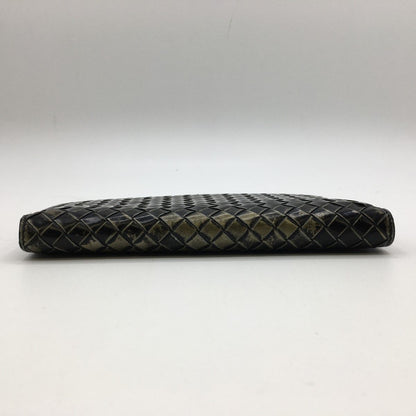 Bottega Veneta Intrecciato Enamel Long Wallet B024971200 Corner Scuff