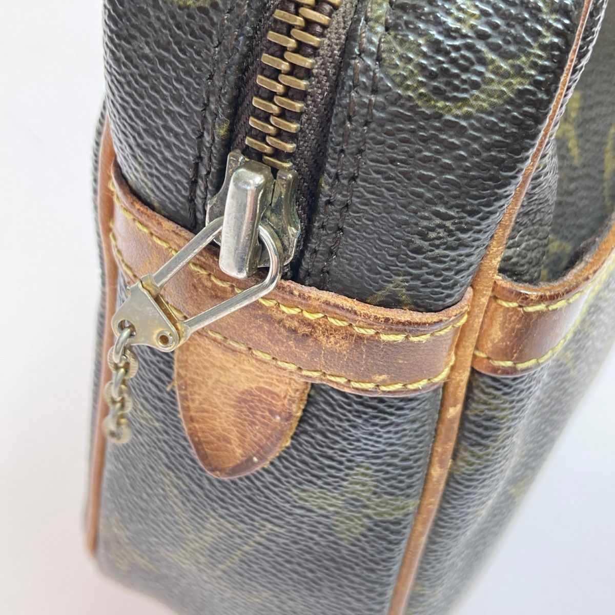 Louis Vuitton Monogram Compiègne 23 Second Bag Clutch Bag M51847 Brown Zip