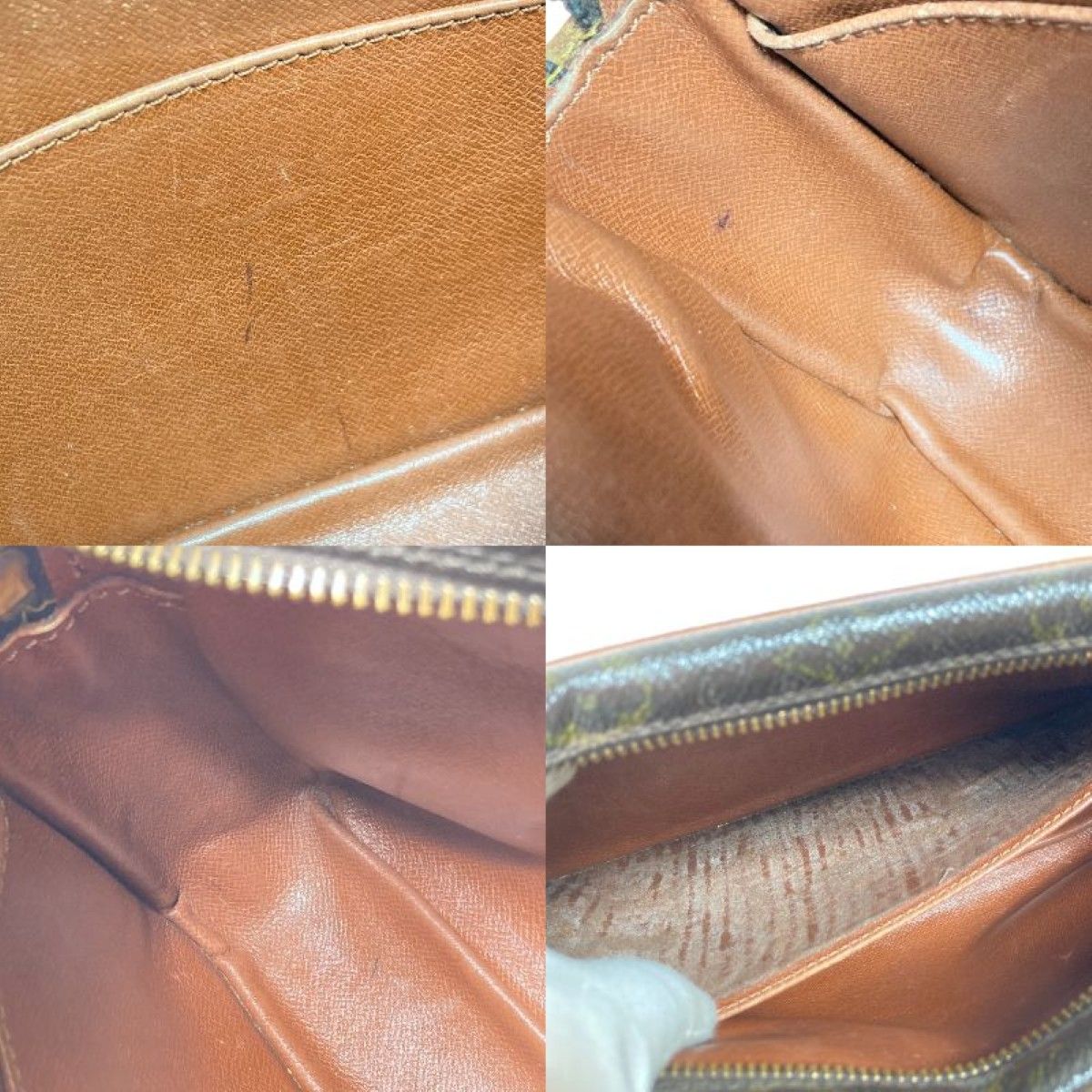 Louis Vuitton Monogram Compiègne 23 Second Bag Clutch Bag M51847 Brown Zip