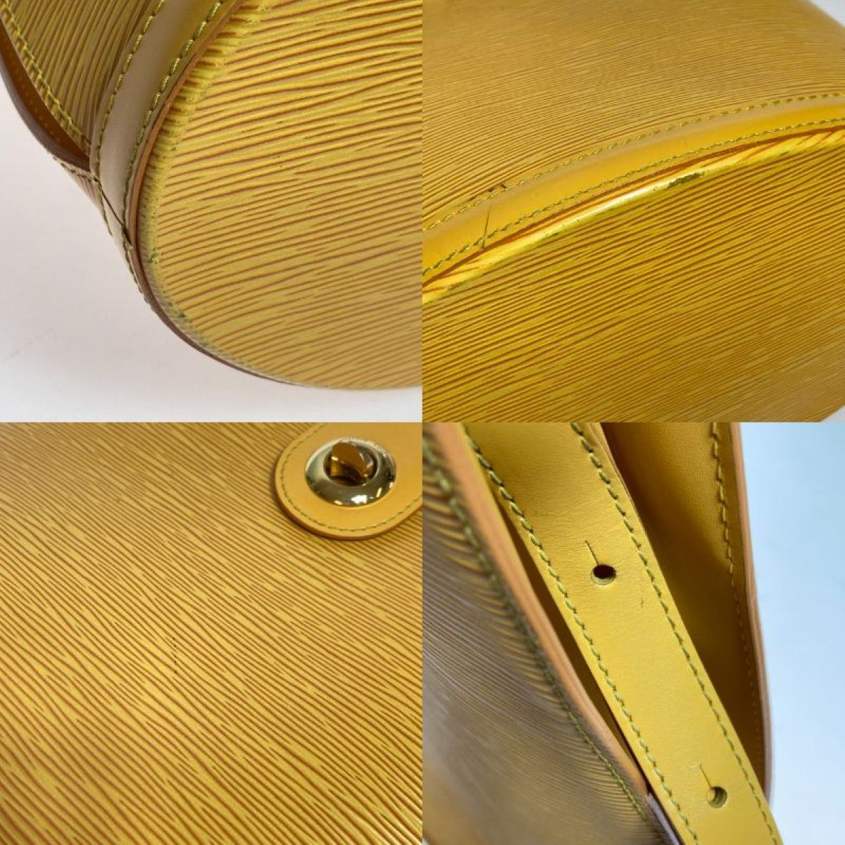 Louis Vuitton Epi Clunew Shoulder Bag M52259 Yellow