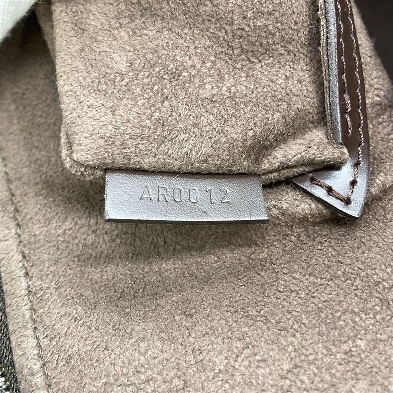 Louis Vuitton Epi Alma Mocca Handbag M5214d Brown Silver Hardware Ar0012 Women