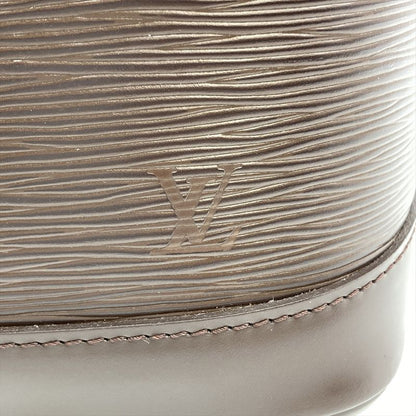 Louis Vuitton Epi Alma Mocca Handbag M5214d Brown Silver Hardware Ar0012 Women