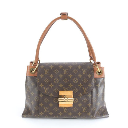 Louis Vuitton Monogram Olympe M40580 Leather Tote Bag Shoulder Hand Gold