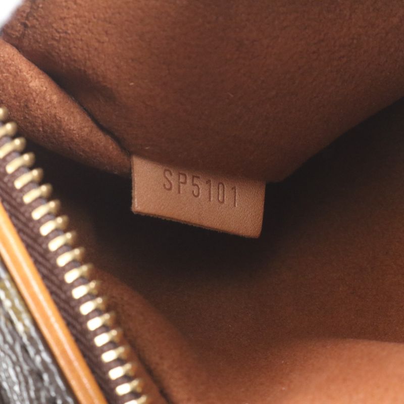 Louis Vuitton Monogram Olympe M40580 Leather Tote Bag Shoulder Hand Gold