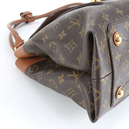 Louis Vuitton Monogram Olympe M40580 Leather Tote Bag Shoulder Hand Gold