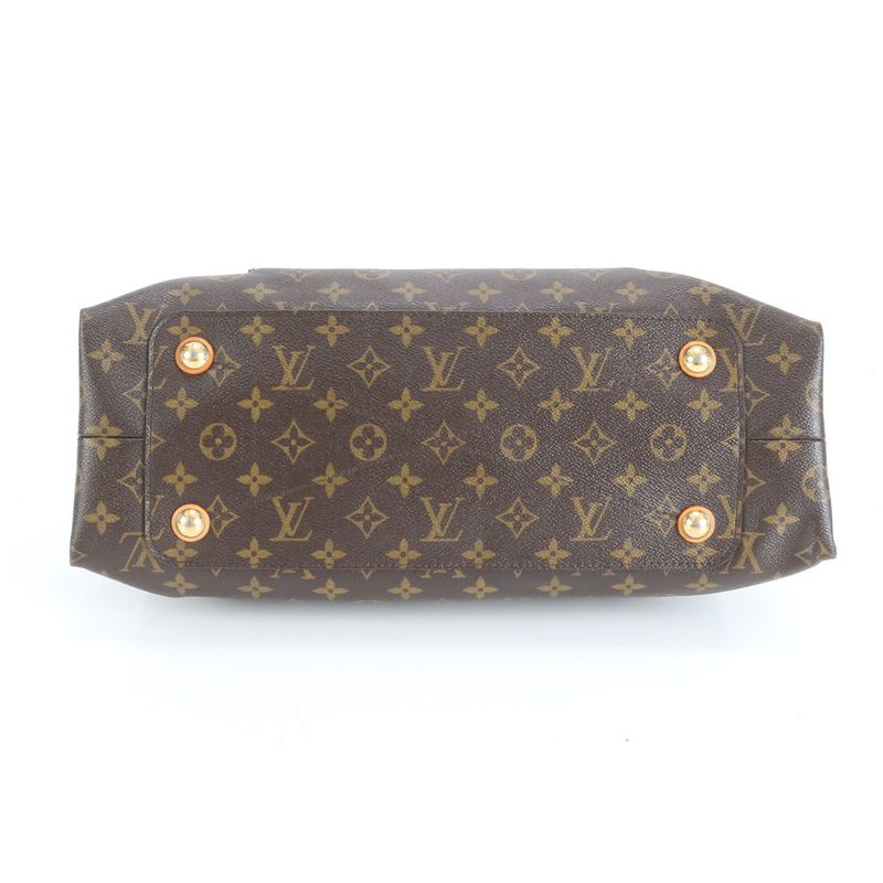 Louis Vuitton Monogram Olympe M40580 Leather Tote Bag Shoulder Hand Gold