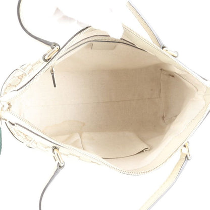 Gucci GG Canvas Mayfair 269894 Leather Tote Bag Hand Gold Hardware Women's CRR