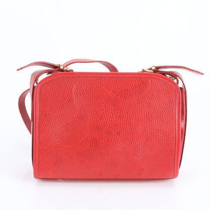 Celine Leather 2WAY Shoulder Bag Crossbody Hand Tote Gold Hardware Women's CRR